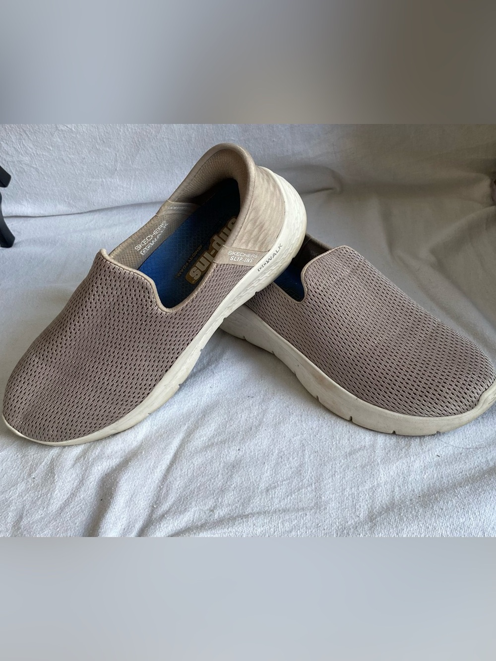 Skechers Shoes Women’s Size 8 Gray Gowalk Slip-in Hands Free Memory Foam 124963